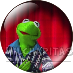 Chapa de Teleñecos: La Rana Gustavo (En Pijama)