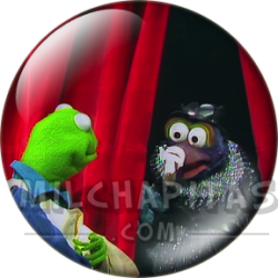 Chapa de Teleñecos: Gustavo y Gonzo (Detrás del Telón)