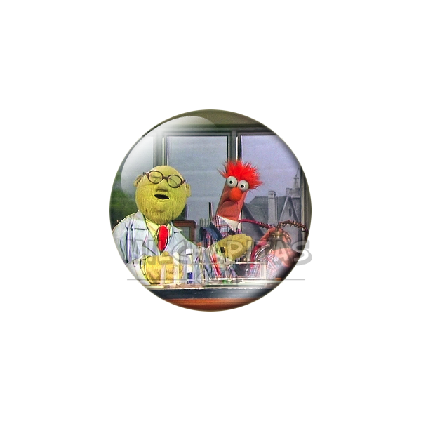 Chapa de Teleñecos: Bunsen y Beaker (En el Laboratorio)