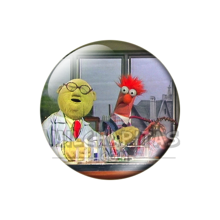 Chapa de Teleñecos: Bunsen y Beaker (En el Laboratorio)
