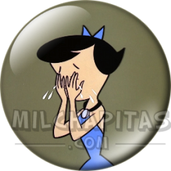 Chapa de Los Picapiedra: Betty Mármol (Llorando)