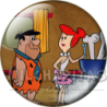 Chapa de Los Picapiedra: Pedro y Vilma (En la Cocina)
