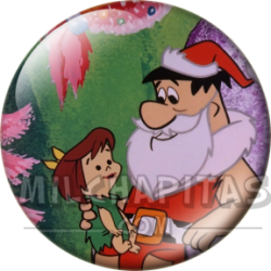 Chapa de Los Picapiedra: Pedro Picapiedra (De Papá Noel)