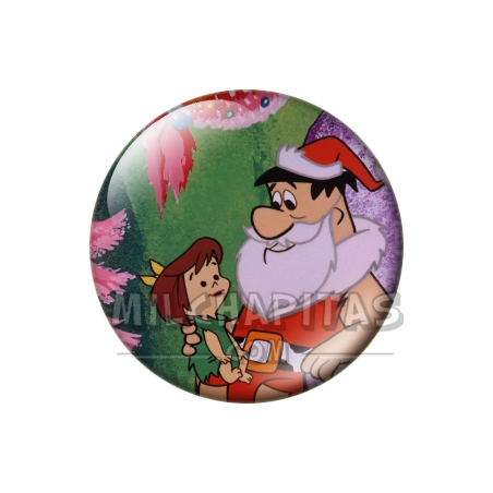 Chapa de Los Picapiedra: Pedro Picapiedra (De Papá Noel)