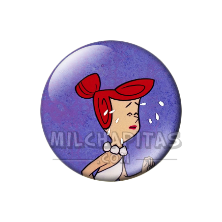 Chapa de Los Picapiedra: Vilma Picapiedra (Llorando)