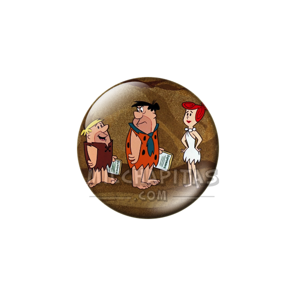 Chapa de Los Picapiedra: Pedro, Pablo y Vilma