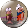 Chapa de Los Picapiedra: Pedro y Pablo (De Vaqueros)