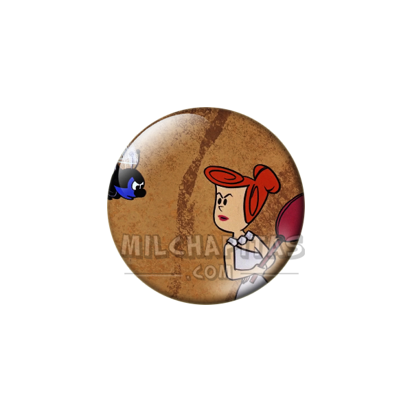 Chapa de Los Picapiedra: Vilma Picapiedra (Enfadada)
