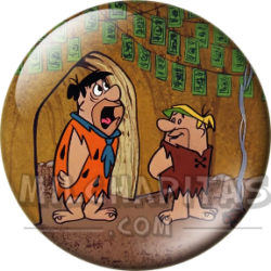 Chapa de Los Picapiedra: Pedro y Pablo (En la Puerta)