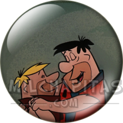 Chapa de Los Picapiedra: Pedro y Pablo (Bailando el Tango)