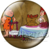 Chapa de Los Picapiedra: Pedro y Vilma (El Gran Desayuno)