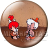 Chapa de Los Picapiedra: Pebbles y Bam-Bam
