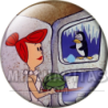 Chapa de Los Picapiedra: Vilma Picapiedra (Con el Pingüino)