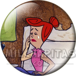 Chapa de Los Picapiedra: Vilma Picapiedra (Triste)