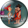 Chapa de Los Picapiedra: Pedro y Vilma (Vilma Llorando)