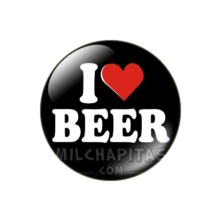 Chapa de I love...: I love beer