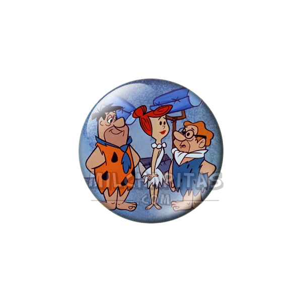 Chapa de Los Picapiedra: Pedro y Vilma (Con Norman Rockbind)