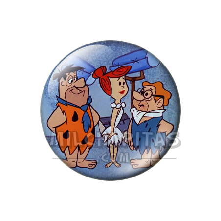 Chapa de Los Picapiedra: Pedro y Vilma (Con Norman Rockbind)