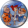 Chapa de Los Picapiedra: Pedro y Vilma (Con Norman Rockbind)