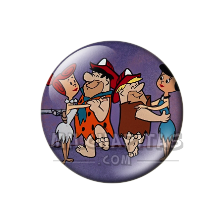 Chapa de Los Picapiedra: Pedro, Pablo, Vilma y Betty (Clase de Baile)