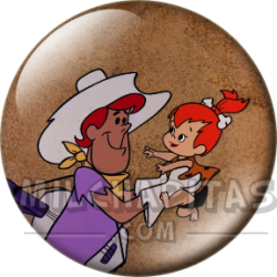 Chapa de Los Picapiedra: Pebbles (En el Rodeo)