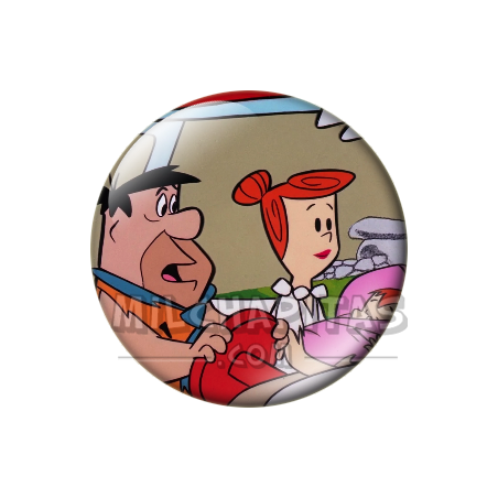 Chapa de Los Picapiedra: Pedro, Vilma y Pebbles