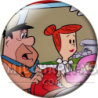 Chapa de Los Picapiedra: Pedro, Vilma y Pebbles