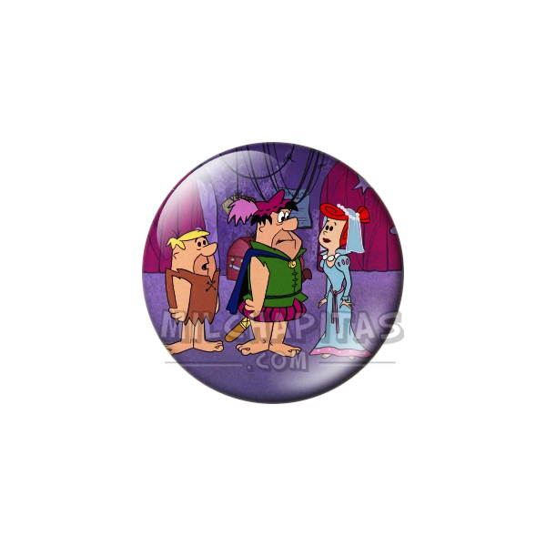 Chapa de Los Picapiedra: Pedro, Pablo y Vilma (En el Teatro)