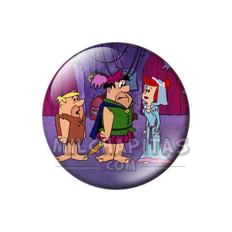 Chapa de Los Picapiedra: Pedro, Pablo y Vilma (En el Teatro)