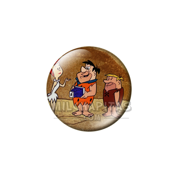 Chapa de Los Picapiedra: Pedro, Pablo y Vilma (Con la Cámara)