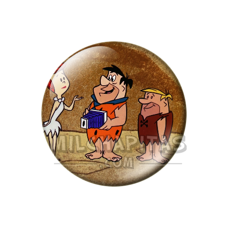 Chapa de Los Picapiedra: Pedro, Pablo y Vilma (Con la Cámara)