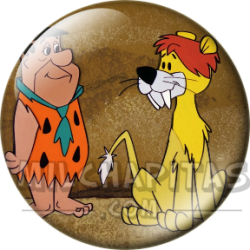 Chapa de Los Picapiedra: Pedro Picapiedra (Con el León)