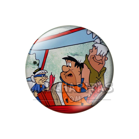 Chapa de Los Picapiedra: Pedro Picapiedra (Al Volante)