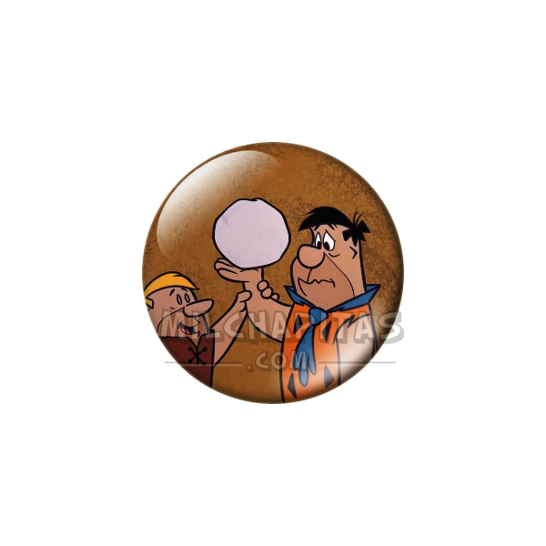 Chapa de Los Picapiedra: Pedro Picapiedra (Con la Bola)