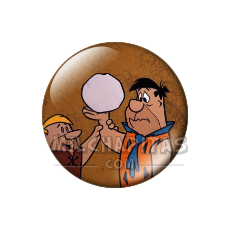 Chapa de Los Picapiedra: Pedro Picapiedra (Con la Bola)