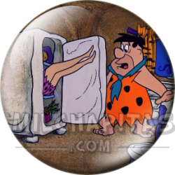 Chapa de Los Picapiedra: Pedro Picapiedra (Con la Nevera)