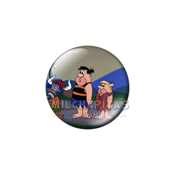 Chapa de Los Picapiedra: Pedro y Pablo (En la Isla)