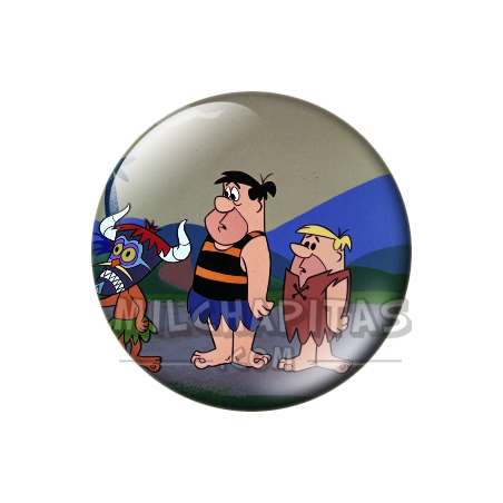 Chapa de Los Picapiedra: Pedro y Pablo (En la Isla)