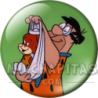 Chapa de Los Picapiedra: Pedro Picapiedra (Con el Mono)