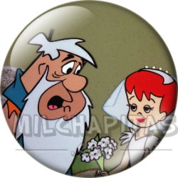 Chapa de Los Picapiedra: Pebbles (Vestida de Novia)