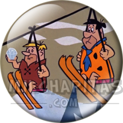 Chapa de Los Picapiedra: Pedro y Pablo (En el Telesilla)
