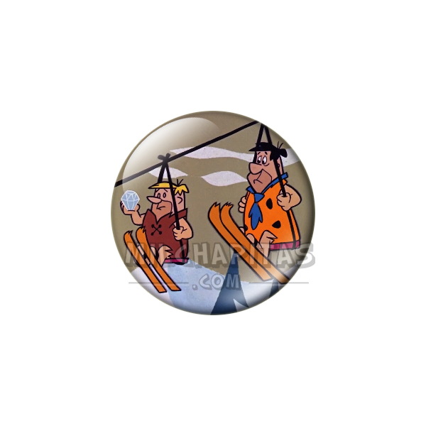Chapa de Los Picapiedra: Pedro y Pablo (En el Telesilla)