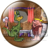 Chapa de Los Picapiedra: Pablo, Bam-Bam y Hoppy
