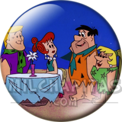 Chapa de Los Picapiedra: Pedro, Vilma y Betty (Celos)