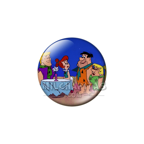 Chapa de Los Picapiedra: Pedro, Vilma y Betty (Celos)