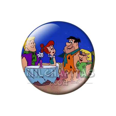 Chapa de Los Picapiedra: Pedro, Vilma y Betty (Celos)