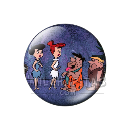 Chapa de Los Picapiedra: Pedro, Pablo, Vilma y Betty