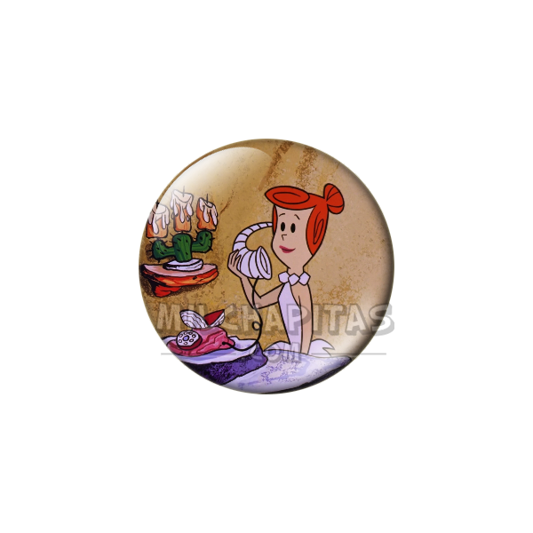 Chapa de Los Picapiedra: Vilma Picapiedra (Al Teléfono)