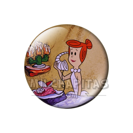 Chapa de Los Picapiedra: Vilma Picapiedra (Al Teléfono)