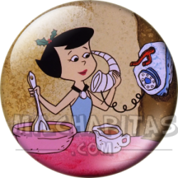 Chapa de Los Picapiedra: Betty Mármol (Al Teléfono)